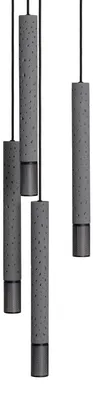 Produktbild von Pendelleuchte Zement Dinska 4 Spots Grau