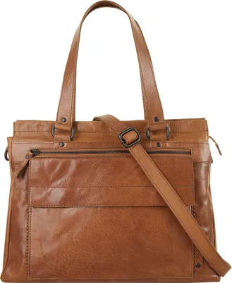 Produktbild von Spikes & Sparrow Shopper Laptop Shoulderbag Damen 020952 cognac