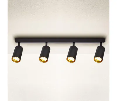 Immagine prodotto di Brilagi - Faretto SELE 4xGU10/35W/230V nero/oro