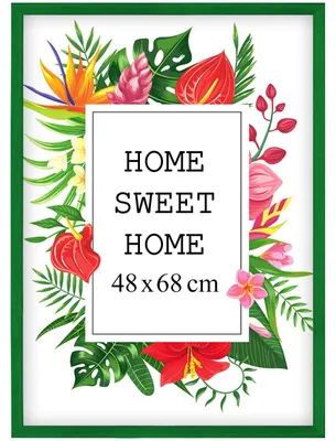 Obrázok produktu pre MG Design, drevený rám na obrázky, 48 x 68,3 cm – vyrobený z prírodného dreva s akrylátovým sklom, určený na zavesenie aj na postavenie, vhodný na fotografie, plagáty a puzzle