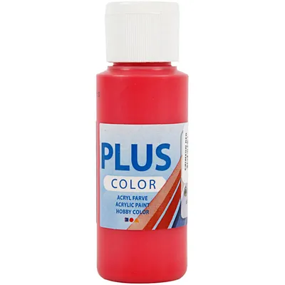 Produktbild von Plus Color Bastelfarbe, Purpurrot, 60 ml/ 1 Fl. [HOB-39628]
