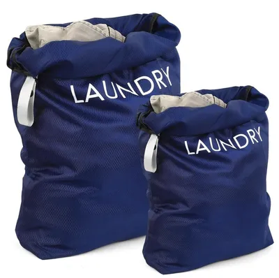 Produktbild von Wäschesack Wäschebeutel Reisewäschesack - Wasserdicht - Polyester - 60 x 45 cm und 55 x 35 cm - Für Reise und Camping