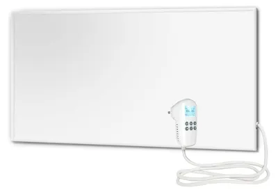 Imagen del producto de Calefacción infrarroja, panel mural, 700 W de potencia, dimensiones: 122 x 62 cm, color blanco