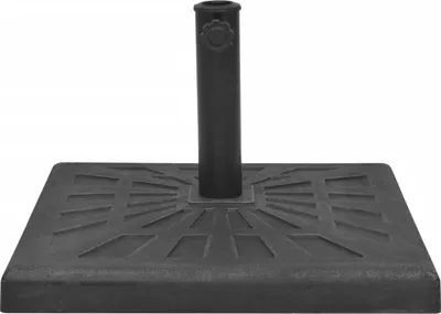 Produktbild von vidaXL Sonnenschirmständer Harz Quadratisch Schwarz 19 kg