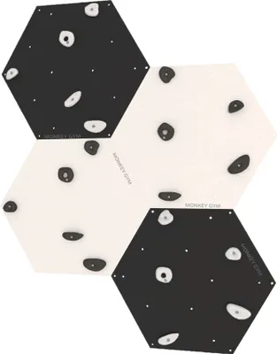 Produktbild von Kletterwand Würfel 4 weiß und schwarz - hält weiß und schwarz