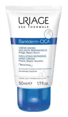 Image de Uriage - Bariéderm Crème mains réparatrice isolante - Crème mains protectrice et réparatrice 50ml