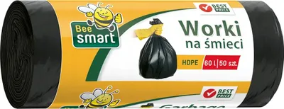 Produktbild von Paclan Bee Smart Müllbeutel 60l 50 Stück 242312