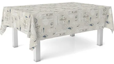 Rechteckiges Tischset 250x140 cm, wasserdicht, fleckenabweisend, modern