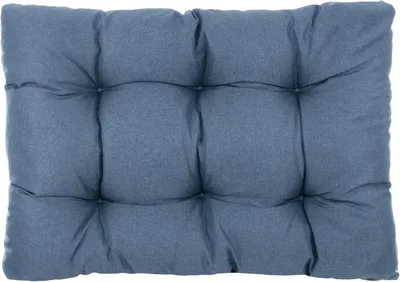 Produktbild von Best Wool rückenlehne für palettenkissen, wetterfestes europaletten polster mit Polyurethanflockfüllung – hellblau 120x80 cm