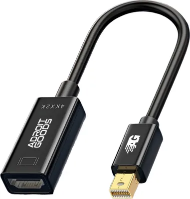 Produktbild von AdroitGoods 4K Mini Displayport auf HDMI Adapter - Kabel - Schwarz