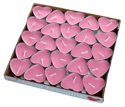 Immagine prodotto di Solidchoice - Set di 50 candeline a forma di cuore per occasioni romantiche