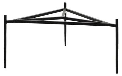 Produktbild von Pomax Granada Couchtisch, Schwarz, Ø 93 x H 40 cm