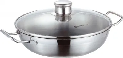 Produktbild von Schulte-Ufer Schmorpfanne Profi-Line i, inkl. Deckel, Schmortopf, Edelstahl 18/10, 28 cm, 6452-941-28 i