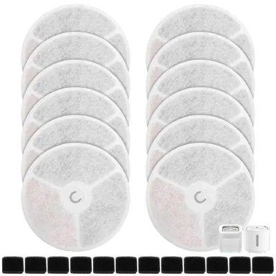 Immagine prodotto di Filtro per fontanella per gatti - Filtro 3.0 - 12 pezzi - Compatibile con Petkit Solo e 3 Pro