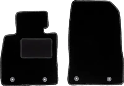 Immagine prodotto di Wielganizator tappetini auto velours anteriori adatto per Mazda 2 IV (2014-, hatchback) neri, set 2 pz, con fissaggi