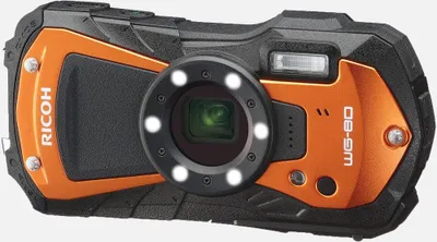 Obrázok produktu pre Ricoh - WG-80-Orange- Exteriérový fotoaparát - 16 megapixelov