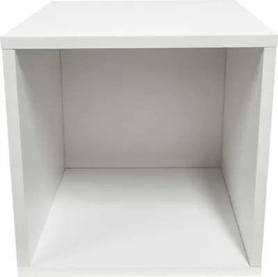Produktbild von Aufbewahrungswürfel Vakkie multifunktionales Quadrat - stapelbares Aufbewahrungssystem - weiß
