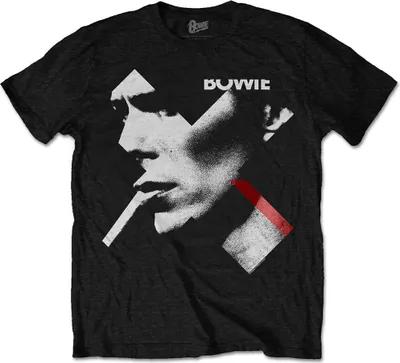 Produktbild von David Bowie X Smoke Red Black M T-Shirt