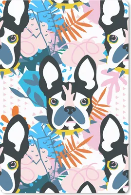 Produktbild von MuchoWow® Mauspad Mousepad Muster - Hund - Pflanze - Jungen - Mädchen - Kinder - Kind 18x27 cm - Mousepads - Maus Mat - Pad - Mausunterlage