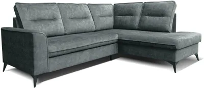 Produktbild von Robin Camel Ecksofa mit Schlaffunktion Bettkasten 5 Abnehmbare Rückenkissen Sofa L-Form Schlafsofa Freistehende Eckcouch Schlafcouch Wohnzimmermöbel Wohnlandschaft Grau Rechts
