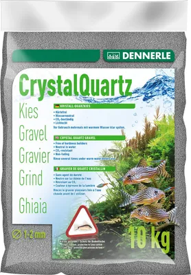 Dennerle Kristall-Quarzkies schiefergrau, 10 kg