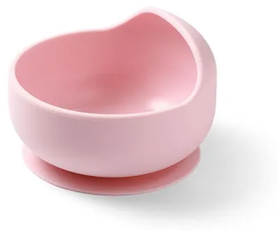 Immagine prodotto di Babyono tazza in silicone con ventosa rosa 6m+