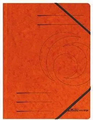 Produktbild von Herlitz Eckspanner 972463 DIN A4 Colorspankarton orange