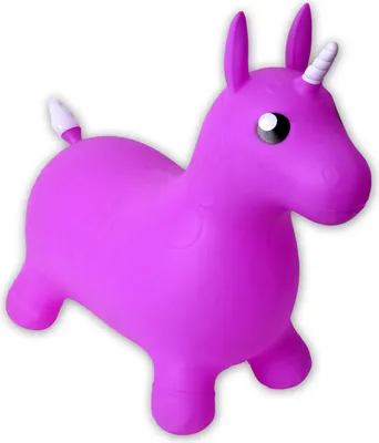 Produktbild von Hüpftier Einhorn Pferd Hüpfpferd  Kleinkind Hopser Sprungtier 50kg in Lila