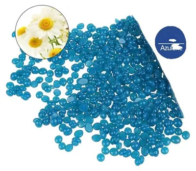 Image de Cire pour épilation, perles de cire dure, pas besoin de bande, Azulen, 500g