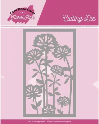 Produktbild von Stanzschablone - Yvonne Creations - Floral Pink - Floral Pink Rahmen