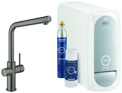 Imagen del producto de Kit de inicio GROHE Blue Home con grifo monomando