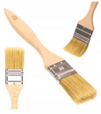 Produktbild von Bobimarket Halbenglischer Flachpinsel 36mm für präzises Malen