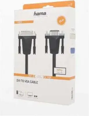 Produktbild von Hama HDMI-Kabel DVI-VGA 1,5m Full-HD 1080p signalfest