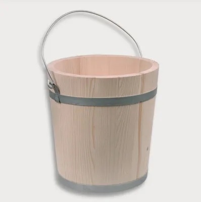 Produktbild von Holzeimer, 10 Liter aus Holz 26,5 cm