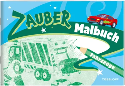 Produktbild von Zaubermalbuch. Fahrzeuge
