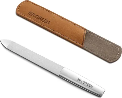 Produktbild von Professionelle Nagelfeile - rostfreies Stahl - mit Antirutschgriff - 1 Stück