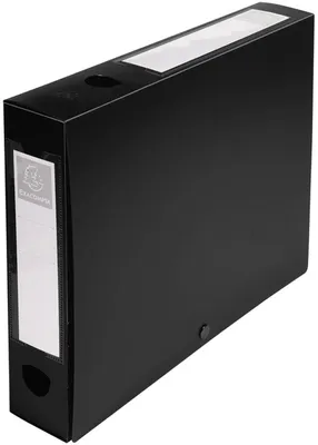 Zdjęcie produktu dla Exacompta 59631E, Czarny, Polipropylen (PP), A4, 6 cm, 240 mm, 320 mm