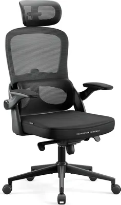 Produktbild von Diablo V-Light Bürostuhl Ergonomisch Schreibtischstuhl 3D Armlehnen Integrierte Lendenwirbelstütze Belastbar bis 110 kg Schwarz