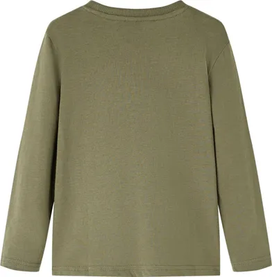 Produktbild von vidaXL Kinder-Langarmshirt Khaki 92