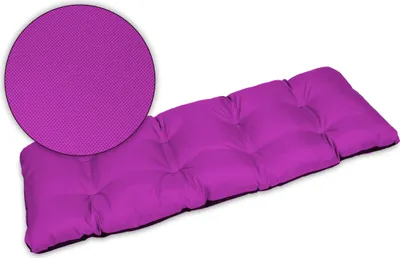 Produktbild von Sitzkissen Bankkissen Bankauflage für Gartenbank - 140x50 cm - Outdoor und Indoor - rosa