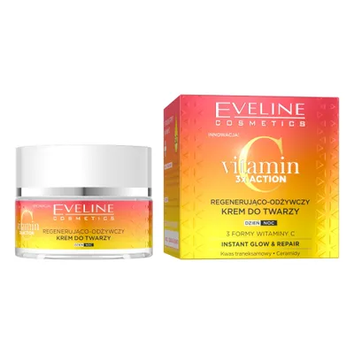 Produktbild von Eveline Vitamin C 3x Action Regenerująco-odżywczy krem do twarzy, 50 ml