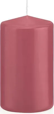 Produktbild von INNA-GLAS Blockkerze MAEVA, erdbeerrosa, 10cm, Ø6cm, 33h - Germany - Stumpenkerze