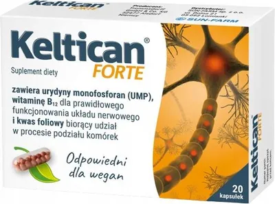 Produktbild von KELTICAN FORTE Vitamin B Folsäure Sun Farm 20 Kapseln