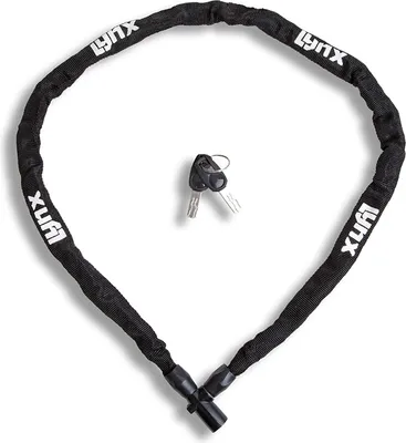 Immagine prodotto di Lucchetto per catena Lynx leggero e rinforzato 100 cm con chiave per MTB e bici da strada