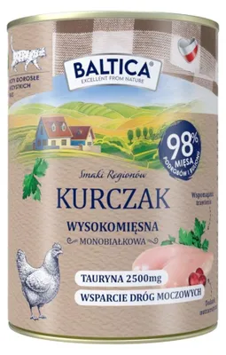Produktbild von BALTICA Flavors of the Regions Chicken Mono - nassfutter für Katzen - 400g