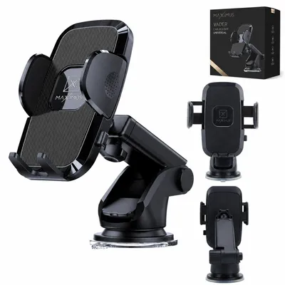 Obrázok produktu pre Držiak do auta MAXXIMUS VADER stabilný pre smartfón 4-7