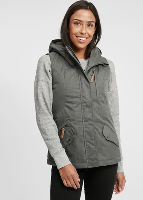 Produktbild von OXMO OXBellissa Damen Weste Outdoor-Weste mit Kapuze
