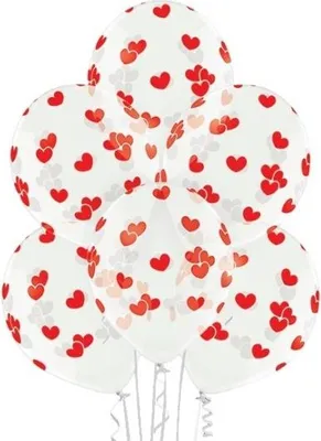 Produktbild von Luftballons Herzen rot Latex 10 Stück