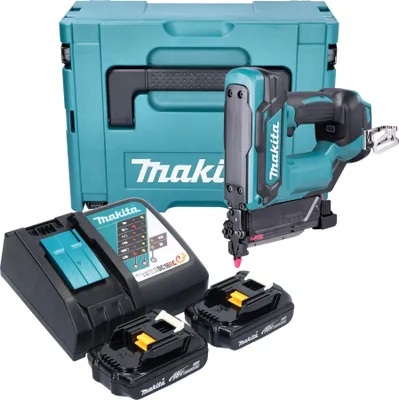 Produktbild von Makita DPT 353 RYJ Akku Stiftnagler 18 V 15 - 35 mm + 2x Akku 1,5 Ah + Ladegerät + Makpac