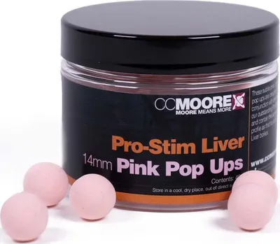 Produktbild von CC Moore Pro-Stim Liver Pink Pop Ups 14mm - 36g Boilies